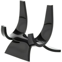 Plymor Black Acrylic Double-Scoop Display Easel, 3" H x 2.875" W x 2.5" D (12 Pack)