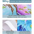 thumbnail image 5 of Descuento 5D DIY Diamond Painting by Number Kits para adultos, redondo taladro completo punto de cruz bordado artes artesanía decoración del hogar, Halloween Jack y Sally con luna (11.8 × 15.7 in) JAMW Sencillez, 5 of 5