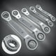 thumbnail image 2 of 14x17mm Metric Offset Wrench Ratchet Wrench Metric Garage Hand Tools Macarena Llave de trinquete, 2 of 7