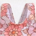 thumbnail image 4 of Gubotare Infant Bathing Suit Girl One Piece Baby Girl Swimsuit Toddler Swimsuit Bikini Infant Swimwear One Piece Bathing Suits for Girls 3T 4T (Pink,3-4 Years), 4 of 7