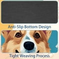 thumbnail image 4 of Corgi Dog Square Non-Slip Rubber Bottom Printed Desk Mat Mousepad for Office and Gaming - 8.3x9.8 Inch, 4 of 6