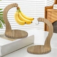 thumbnail image 4 of EGYMEN Banana Hanger, Wooden Fruit Holder with Streamlined Design, Natural Wood Banana Stand for Freshness, Multi-Purpose Hanging Storage Solution, 4 of 6
