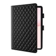 thumbnail image 2 of for Honor Pad 10/Honor Tablet 10 12.1 inch Case, Rhombus Pattern Multiple Viewing Angles Stand Slim Folio Cover (Black), 2 of 6
