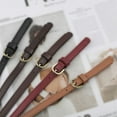 thumbnail image 4 of 2pcs Handbag PU Leather Flexible Ropes Messenger Bag Straps Crossbody Pack Wallet Decoration Replacing Parts DIY Accessory 71cm Light Coffee, 4 of 9
