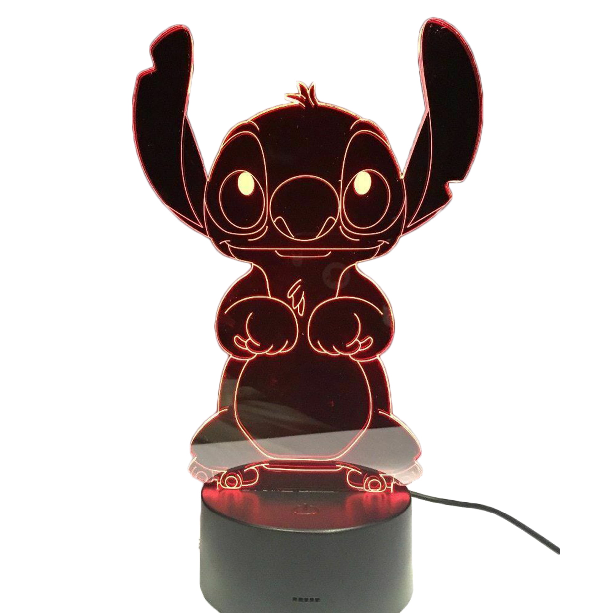 Details about   3D Rabbit Bunny 7 Color Change LED Desk Lamp With Touch 