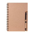 thumbnail image 2 of Paquete 20 piezas Libreta de 70 hojas con bolígrafo ecológico cafe 15.4 x 20.9, 2 of 3