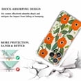 thumbnail image 3 of Poppies Flower Case for iPhone 13 Pro,Aesthetic Colourful Floral Pattern Soft TPU Full Cover Case, 3 of 5