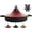 Black Red, variant on Non-Stick Frying Pan 11", 3QT Tagine Pan with Lid, Stove/Oven-to-Table Cookware, Dishwasher Safe