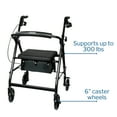 thumbnail image 5 of McKesson Folding Rollator, Lightweight Aluminum, 300 Pound Weight Capacity, 1 Ct, 5 of 12