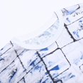 thumbnail image 6 of Rggeeun Mens T-Shirts Tie-Dye Graffiti Patten Short Sleeve Crew Neck Loose Fit Soft Breathable for Summer Evening Party Casual Tee,Blue,L, 6 of 7