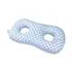 thumbnail image 2 of Protector de orificios para los oídos con 2 orificios, almohada de soporte suave para tapones para los oídos, relajación, Azul, 2 of 9