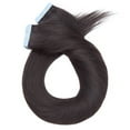thumbnail image 2 of Extensions de Cheveux Humains à Bande Cheveux Brésiliens Soyeux Raides Tête Complète 20 Pcs, 2 of 7