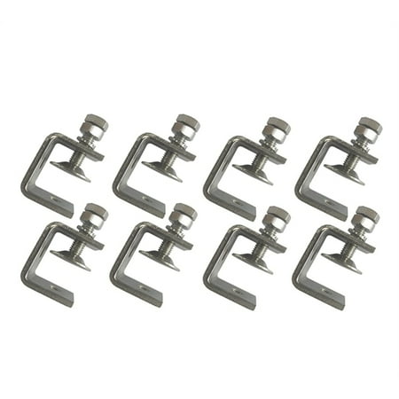 

8PCS 16-25mm Heavy Duty Woodworking Clamp Set Stainless Steel C Clamp Ti- Clamp Tools for Welding/Carpenter