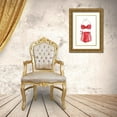 thumbnail image 3 of Charro, Mercedes Lopez 17x24 Gold Ornate Wood Framed with Double Matting Museum Art Print Titled - Vintage Swimwear II, 3 of 4
