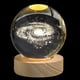 thumbnail image 2 of Glowing Planetary Astronaut Crystal Night Lights USB Power Warm/RGB Bedside Light Kid Gift Night Lamp, 2 of 5
