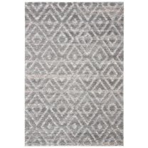 SAFAVIEH Martha Stewart Lucia Shag Area Rug, Dark Grey/Light Grey, 4' x 6'