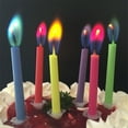 thumbnail image 4 of Beppter Birthday Decorations Citronella Candles Outdoor Creative Happy Birthday Candle 12pcs Party Festival Colorful Flames, 4 of 5