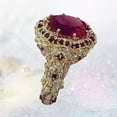 thumbnail image 4 of SPRING PARK Women Rhinestone Inlay Ring Tone Jewelry Gift Engagement Wedding Ring, 4 of 5