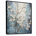 thumbnail image 2 of Designart "Peaceful White And Blue Dogwood I" Dogwood Floater Framed Canvas Art Print, 2 of 5