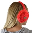 thumbnail image 3 of C.C Soft Winter Warm Adjustable Headband Ear Warmer Earmuffs, Red, 3 of 4