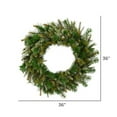 thumbnail image 3 of Vickerman 36" Cashmere Artificial Christmas Wreath Unlit, 3 of 3