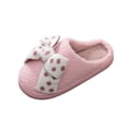 thumbnail image 2 of Willtoo Winter Cozy Slippers for Women - Soft Memory Foam Fuzzy Bow Non-Slip Indoor Outdoor House Shoes, 2 of 8