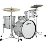 Ludwig Classic Oak 3-Piece Downbeat Shell Pack With 20" Bass Drum Silver Sparkle