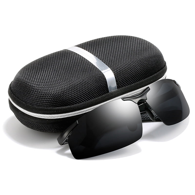 Mens Polarized Sunglasses Aluminum Magnesium Alloy Frame UV400 Protection Sport Style Casual New Strong Windproof Mirror