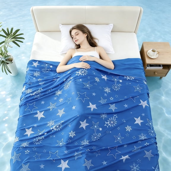 1pc Summer Cooling Blanket, Breathable and Smooth, Suitable for Hot Sleepers and Night Sweaters