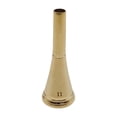 thumbnail image 1 of MERIGLARE Bec de Cor Français Bec d'Instrument en Laiton pour Concert Professionnels Or, 1 of 8