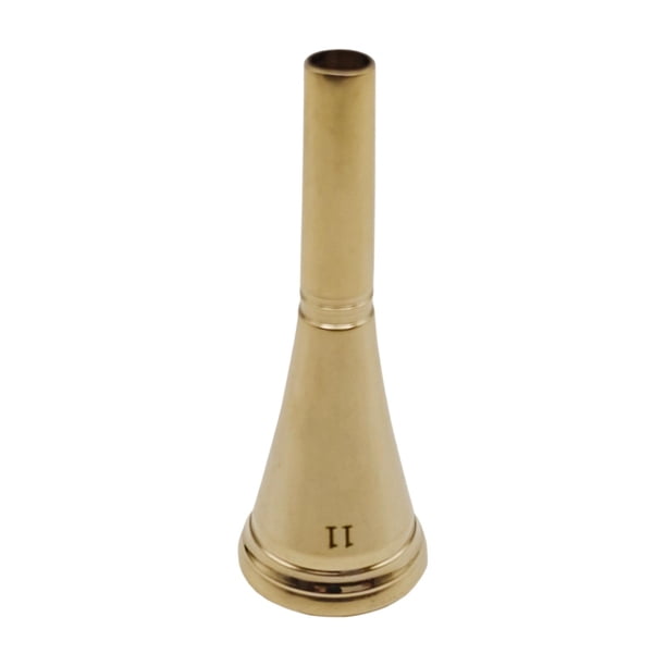 Boquilla para trompa, instrumento de viento metal, piezas portátiles, cobre, musical oro