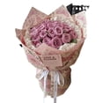 thumbnail image 4 of Nvzi Flower Packaging Paper Flower Shop Flower Art Materials Embossed Paper Flower Bundle Packaging Paper Flower Wrapping Paper (Black), 4 of 5