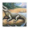 thumbnail image 2 of Crocodile in Nature - Canvas, 2 of 25