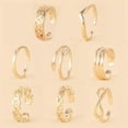 thumbnail image 4 of Adjustable Toe Rings Set with Opening Option - 8pcs Foot and Alloy Rings, 4 of 10