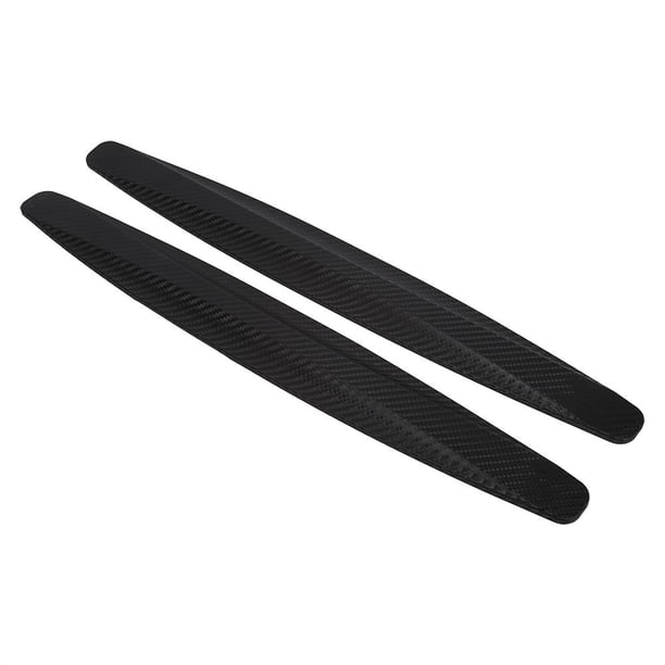2 piezas / par Pegatina protector de parachoques del coche, Universal Auto delantero y protector de parachoques trasero Protección anti-rubor Pegatina borde de parachoques de labio Protector deco Ecomeon no