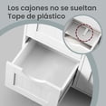 thumbnail image 2 of VASAGLE Armario de Baño, Cómoda, Cajonera con un Estante Ajustable, Gabinete con Puerta, 30 x 60 x 80 cm, Blanco, 2 of 8