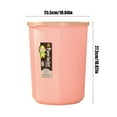 thumbnail image 4 of Kitchen Trash Can, Step-On Garbage Can with Lid, Tall Kitchen & Bathroom Trash Can, Small Office Waste Bin, Pink - Xuniizn, 4 of 7