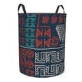 thumbnail image 7 of ZICANCN Laundry Basket Organizer, Bohemian Style Mexico Tribal Map Collapsible Hamper for Bathroom Bedroom Laundry Room, Small Size, 7 of 7