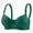A220 Green, variant on Xdegoge T-Shirt Bra for Women Full Coverage Underwire Bra with Floral Lace Detail Padded Support Lift Balconette Bra Wide Comfort Straps Smooth Back Bra for Everyday Wear