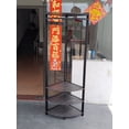 thumbnail image 3 of 2025 New Corner Coat Rack with Shoe Bench Entryway and 6 Double Hooks, Corner Hall Tree - Corner Clothes Rack with Storage Corner Tree with Organizer Shoe Bench Shelf for Entryway, Hallway, Closet, 3 of 4
