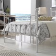 thumbnail image 3 of Complete Metal Twin Size Bed in White, 3 of 5