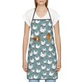 thumbnail image 3 of Fuzoiu Farm Birds Print Kitchen Cooking Aprons,Kitchen Cooking BBQ Aprons,Chef Apron with 2 Pockets for Men Women,Art Aprons for Painting Pottery Ceramics, 3 of 7