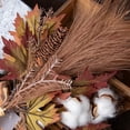 thumbnail image 4 of Artificial Fake Flowers Plants Silk Flower Arrangements Wedding Bouquets Decorations Plastic Floral Table Centerpieces for Home Kitchen Garden Party Décor (Autumn Brown), 4 of 13
