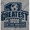thumbnail image 2 of Number 1 Greatest Mom in the World Women Plus Size Crewneck Sweatshirt Brisco Brands 2X, 2 of 5