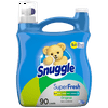 Snuggle Plus Super Fresh Liquid Fabric Softener with Odor Eliminating Technology, Original, 95 Fluid Ounces, 90 Loads