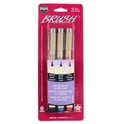 Sakura Pigma Brush Pens Set, 3-Colors