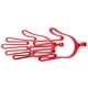 thumbnail image 4 of MAGT Camillas de Guantes de Golf, 2 Piezas de plástico Duradero Rojo Guantes de Golf Camilla de Guantes de Golf Colgador para Deportes al Aire Libre, 4 of 5