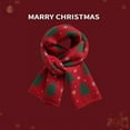thumbnail image 3 of Christmas Knitted Scarf For Women Christmas Tree Prints Scarves Winter Scarf Warm Thick Neck Shawl Wraps, 3 of 4