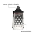 thumbnail image 4 of Rallador Manual 6 Caras Hudson Acero Inoxidable 7.9 Pulgadas Base Antideslizante, Rallador Multiusos para Queso, Verduras y Más, Color Plateado, 4 of 6