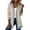 Beige-A, variant on Longline Casual Jacket With Denim Like Notched Lapel Loose Fit Oversized Outerwear Coat